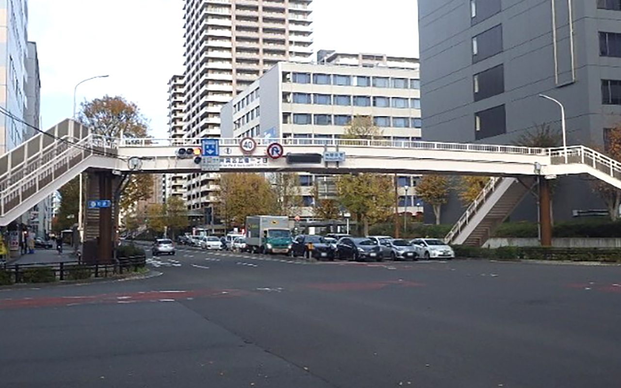 （市）愛宕上杉通２号線 五橋歩道橋外１歩道橋補修工事