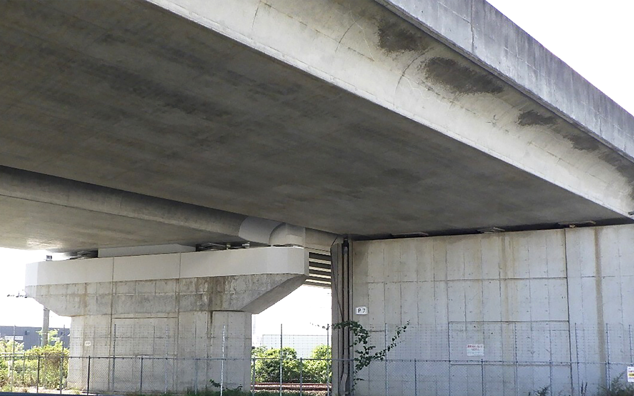 仙台東部道路　荒井橋補修工事